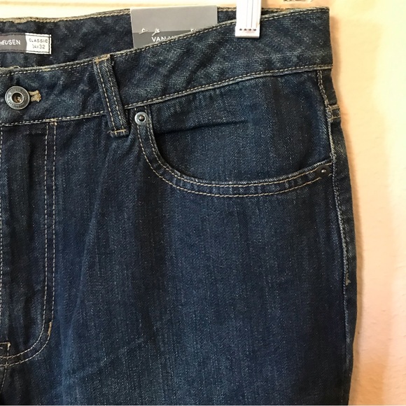 Van Heusen Classic Fit Blue Jeans Size 34 x 32 - Picture 7 of 15